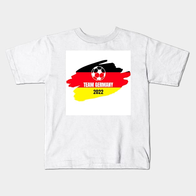 Support Germany Team 2022 Kids T-Shirt by Fanu2612